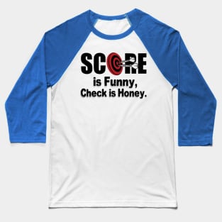 Darts Score is funny (black) Baseball T-Shirt